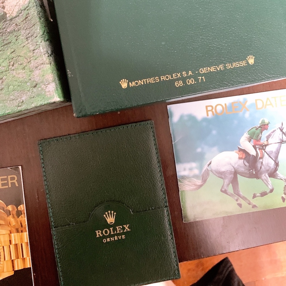 Sold$Authentic rolex 68.00.71